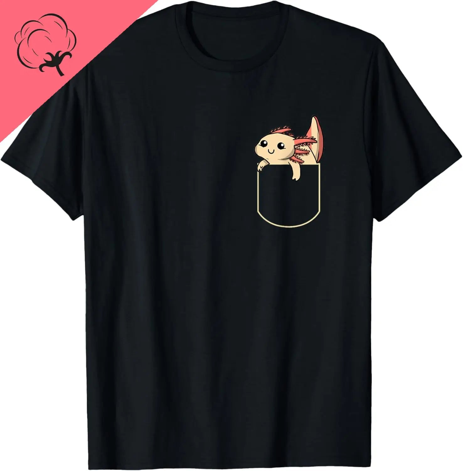 The World Kawaii Types of Axolotl Fish Amphibian T-Shirt