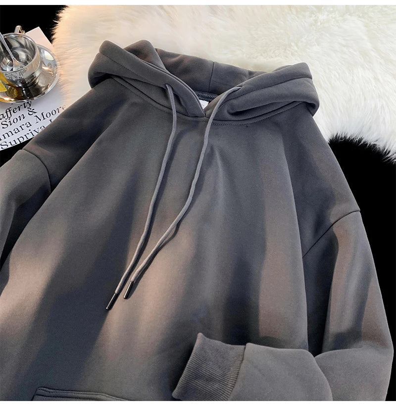 Men Fashion Casual Hooded Sweatshirt Streetwear