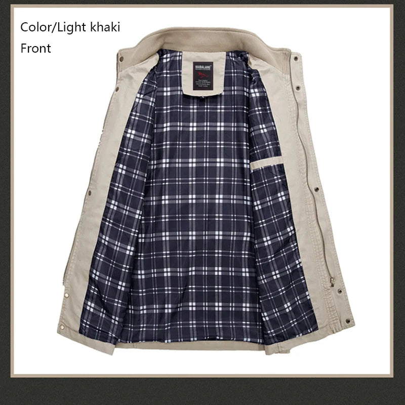 Casual Windproof Outdoor Multi-Pocket Jacket