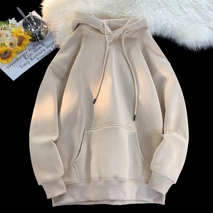 Men Fashion Casual Hooded Sweatshirt Streetwear