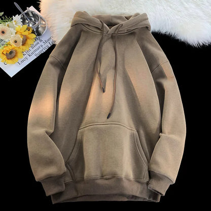 Men Fashion Casual Hooded Sweatshirt Streetwear