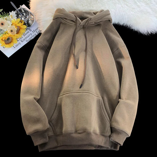 Men Fashion Casual Hooded Sweatshirt Streetwear