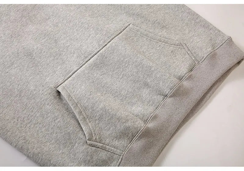 Men Fashion Casual Hooded Sweatshirt Streetwear