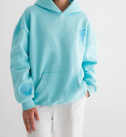Comfortable Embroidered Long Sleeve Women’s Hoodie