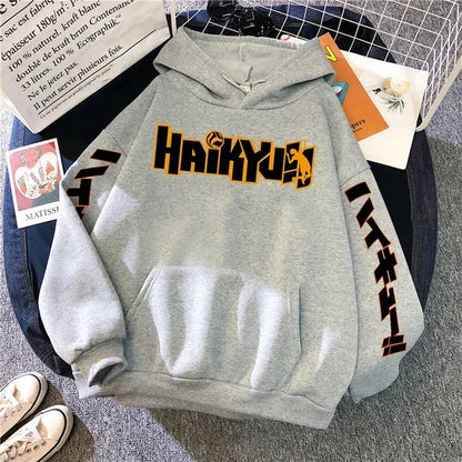 Japanese Haikyuu Anime Men’s Fleece Hoodie