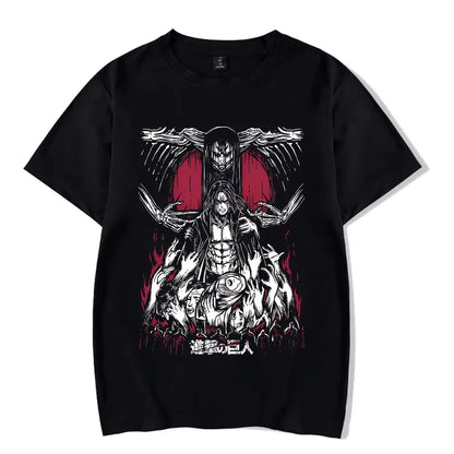 Vintage Washed Hip Hop Anime Tee