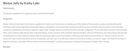 Biotox Jelly