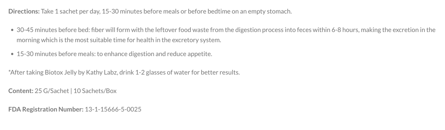 Biotox Jelly