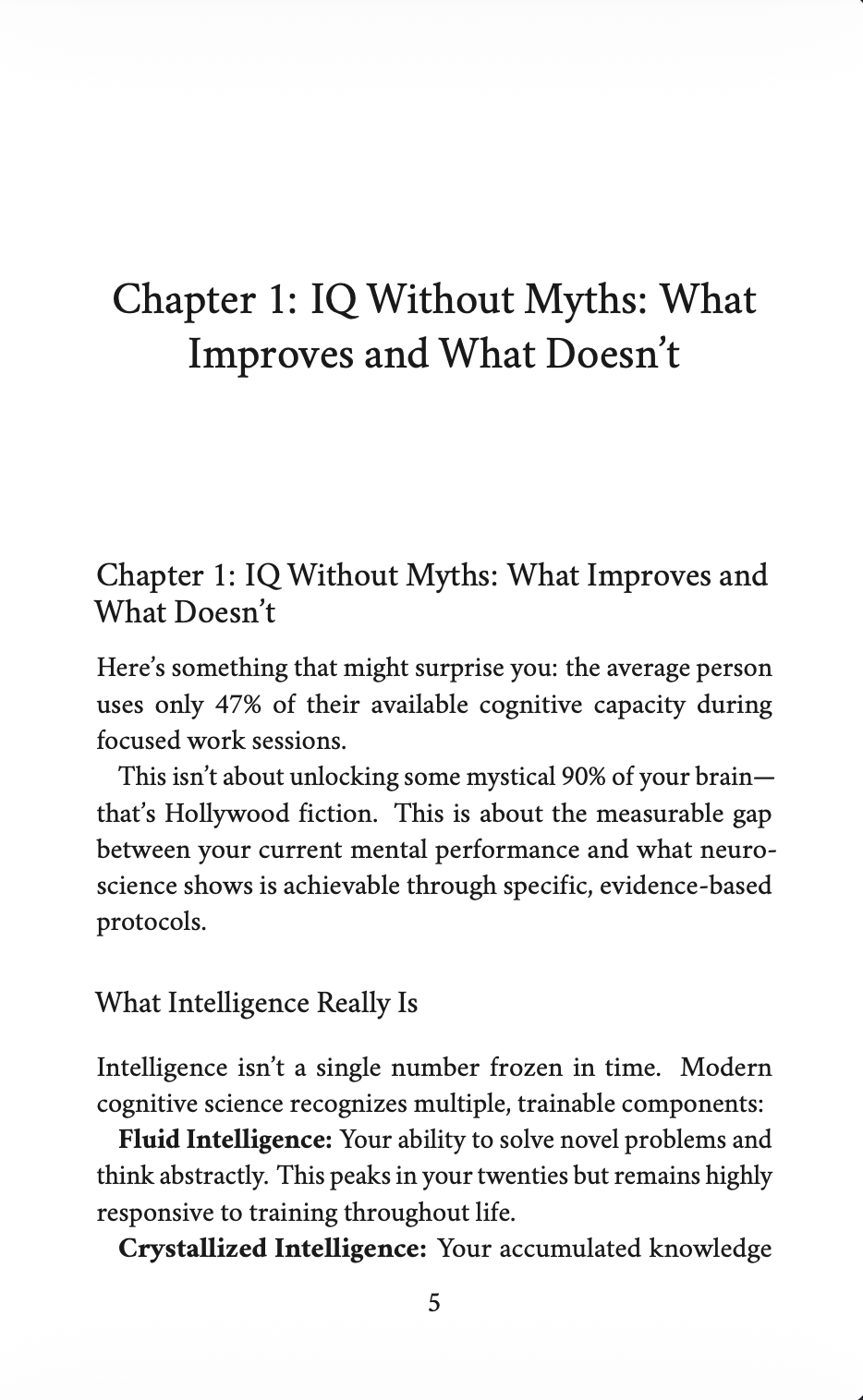 Focus Like A CEO, Think Like AI - E-Book