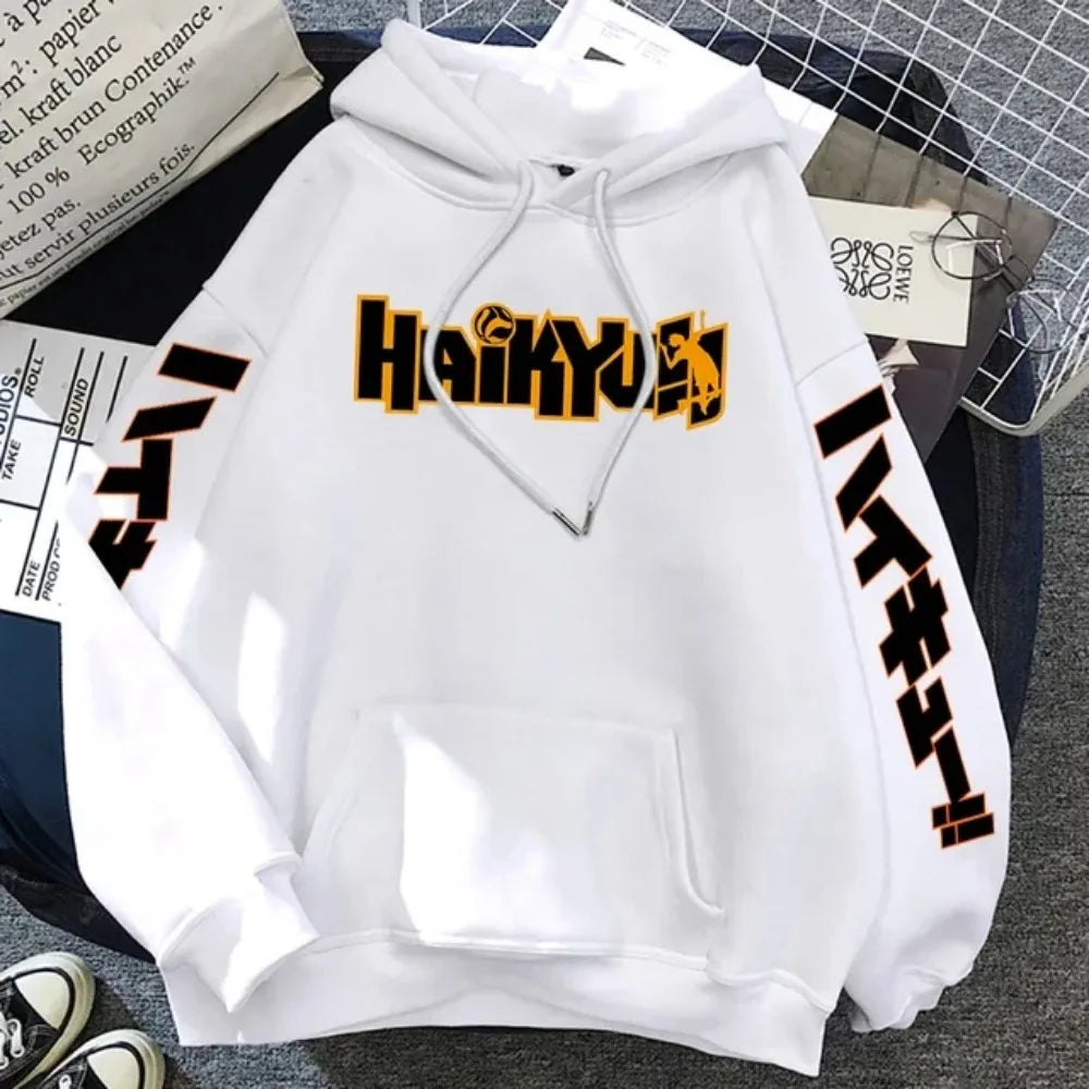 Japanese Haikyuu Anime Men’s Fleece Hoodie
