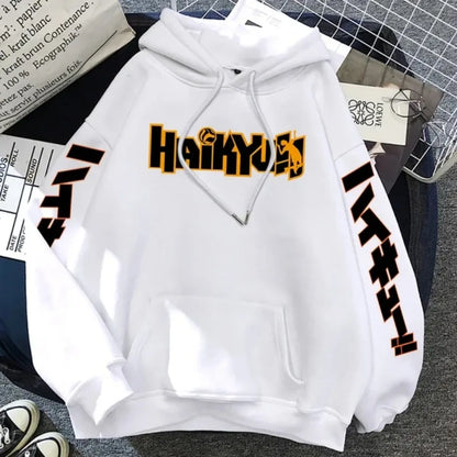 Japanese Haikyuu Anime Men’s Fleece Hoodie