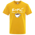 Casual Summer Coffee Print Men’s Tee