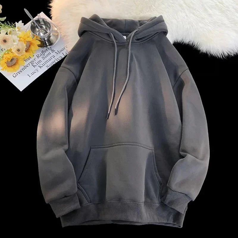 Men Fashion Casual Hooded Sweatshirt Streetwear