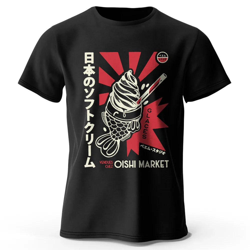 Japanese Foodie Cotton Unisex Graphic Tee
