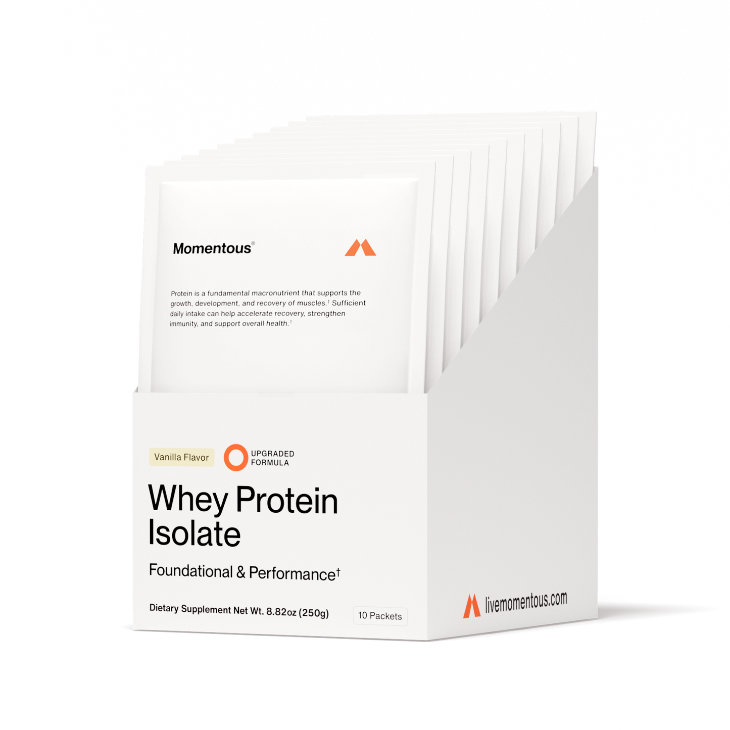 Gbe-Nu Whey Protein 10-Mɔzɔzɔ Packs