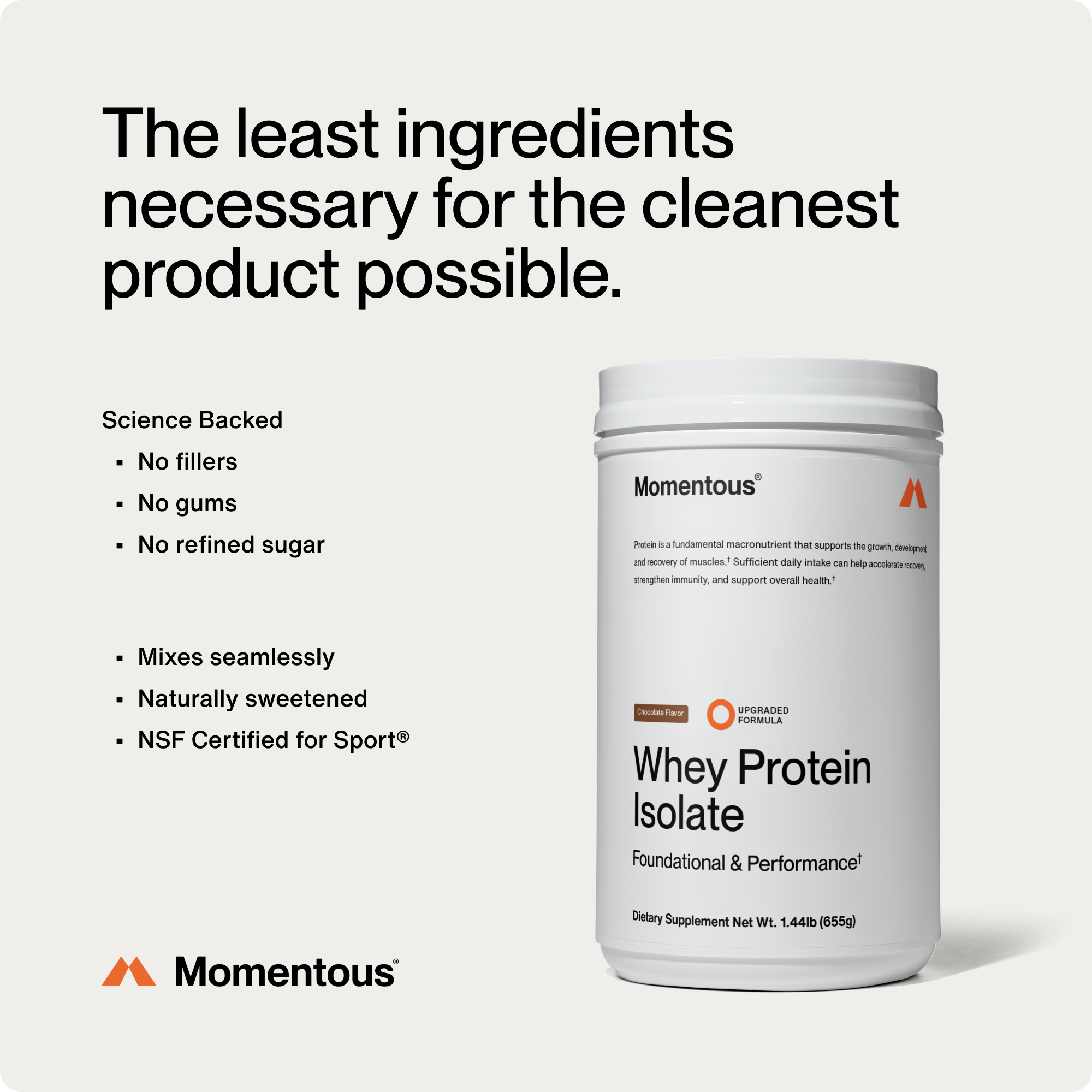 Grass-Fed Whey Protein Isolate Powder