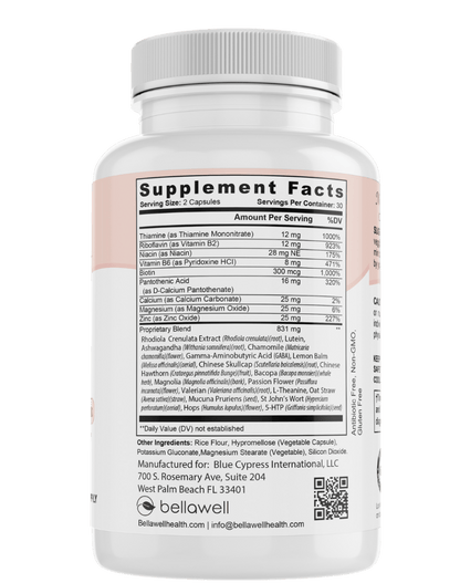 Advanced Stress Relief Formula by Bellawell