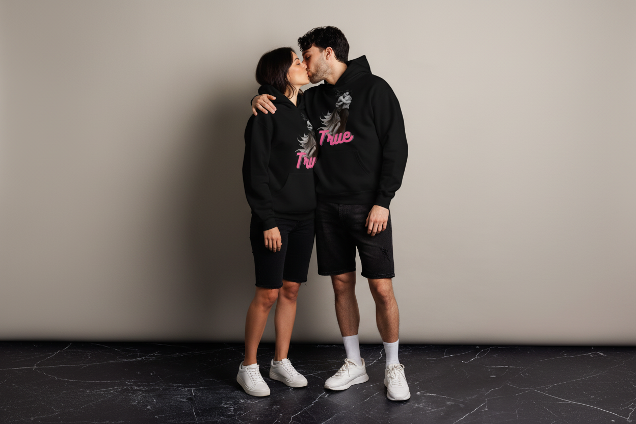 Black valentine' unisex top 