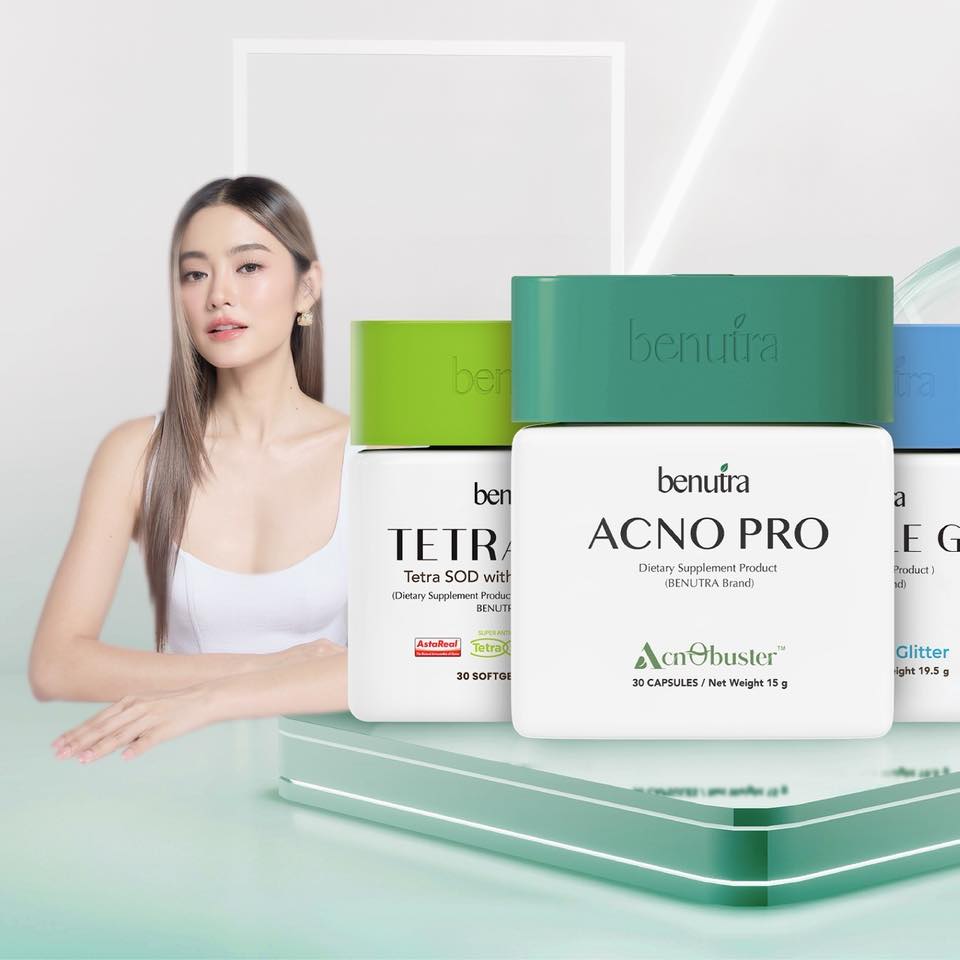 BENUTRA TETRA SOD with Astaxanthin CoQ10 Antioxidant Power for Skin Health