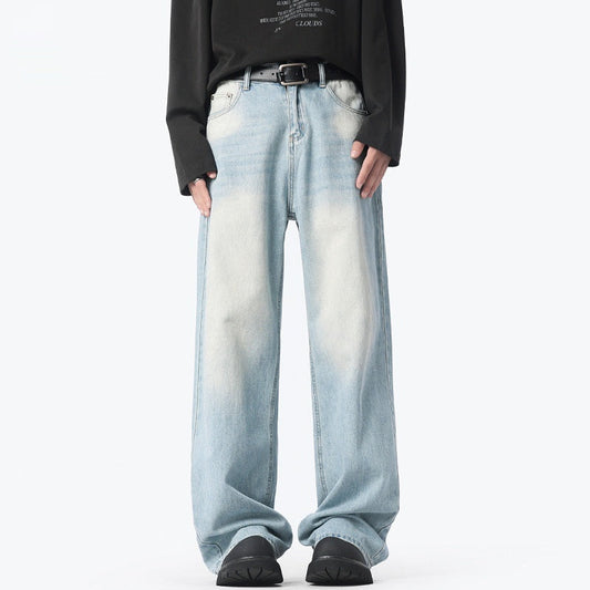 Autumn And Winter American High Street Retro Washed Jeans