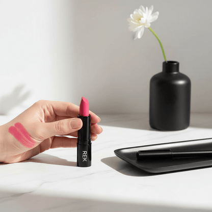 REK Matte Lipstick — Luxury Clean, Long-Lasting Vegan Formula | REK Cosmetics