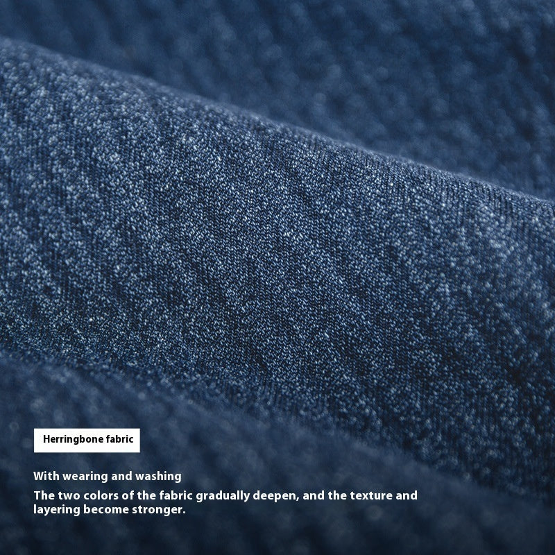 Casual Denim Tapered Jeans For Men