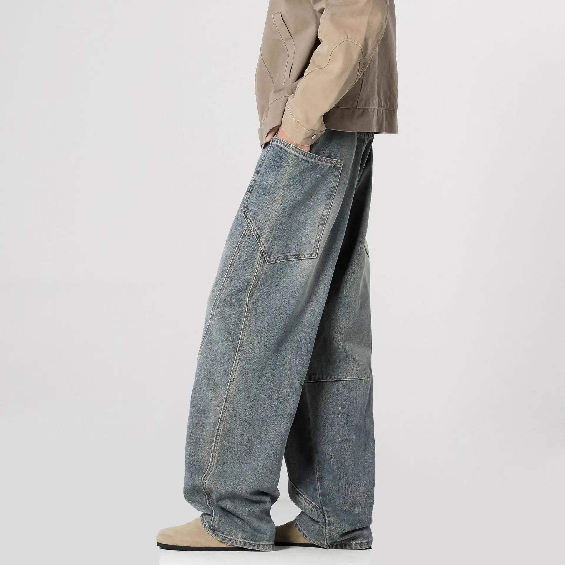 American Washed Machete Cargo Jeans