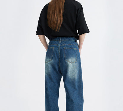 Fashion Loose Cool Vintage Jeans For Men