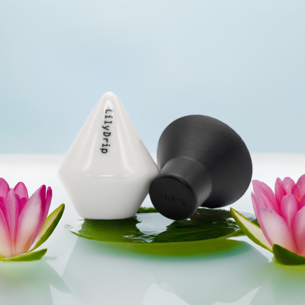 LilyDrip – Ceramic Pour-Over Specialty Coffee Accessory, Fits Pour-Over Cone Drippers