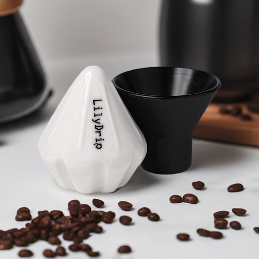 GIO – Ceramic Pour-over Coffee Accessory for Pour-Over Cone Dripper, Slow Flow Rate