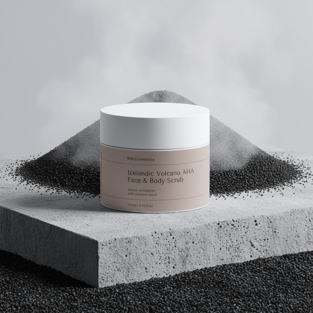 Icelandic Volcano AHA Face & Body Scrub