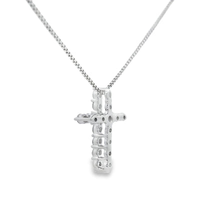 .15ct Diamond Cross Religious Pendant 14KT Yellow Gold