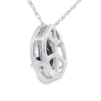 .03ct Onyx Diamond Fashion Pendants 10KT White Gold