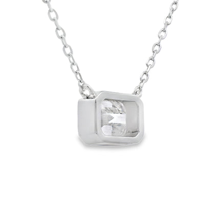 .85ct Moissanite Pendant Sterling Silver