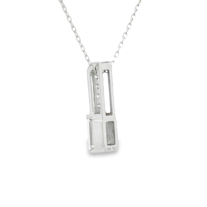 .06ct Zircon Diamond Fashion Pendants 10KT White Gold