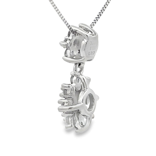 Lab Grown Diamond Fashion Pendants 10KT White Gold