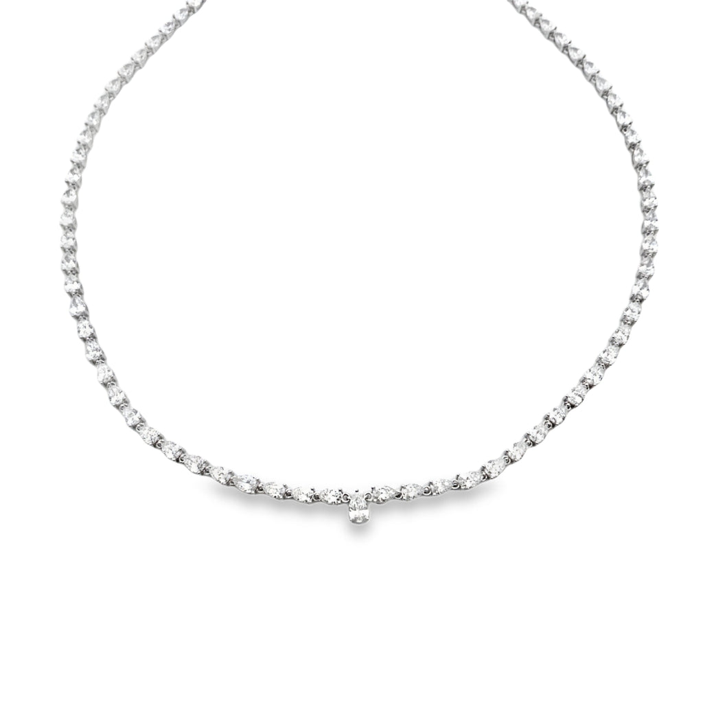 15.00ct Lab Grown Diamond Tennis 14KT White Gold