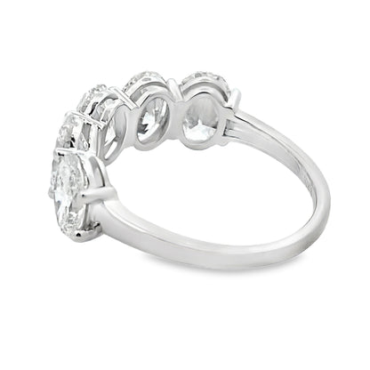 Lab Grown Diamond Wedding Band Ring 10KT White Gold