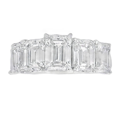 4.00ct Lab Grown Diamond Eng Only 14KT White Gold