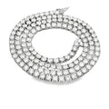15.14ct Moissanite Tennis Necklace Sterling Silver