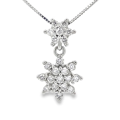 Lab Grown Diamond Fashion Pendants 10KT White Gold