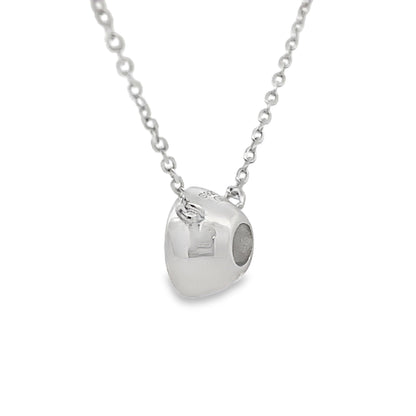 1.00ct Lab Grown Diamond Pendant Sterling Silver