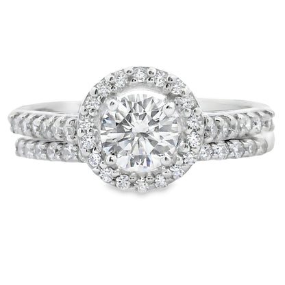 Cubic Zirconia CZ SS Bridal Sterling Silver