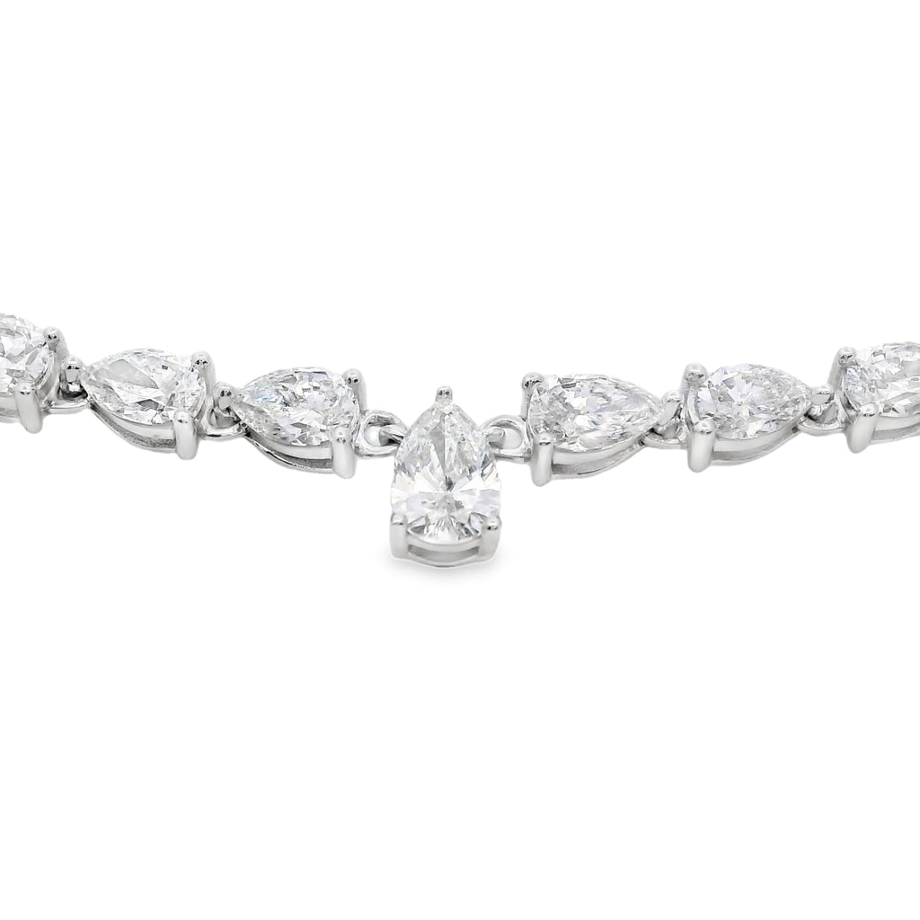 15.00ct Lab Grown Diamond Tennis 14KT White Gold