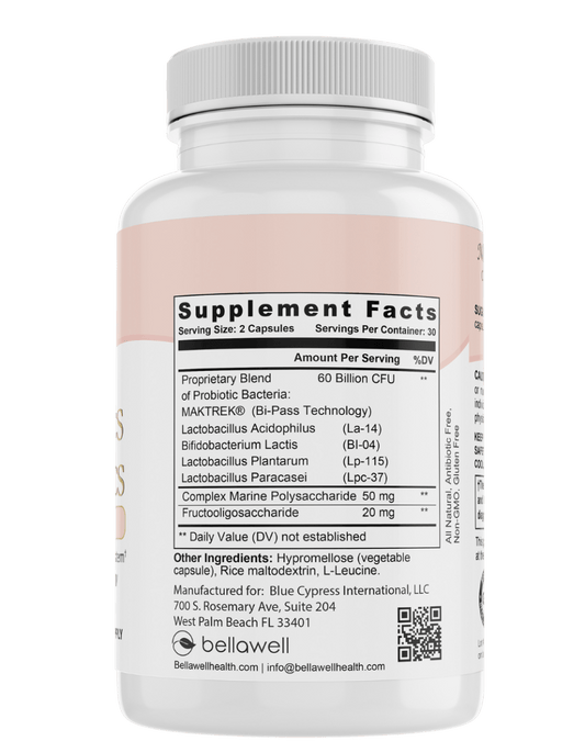 Probiotics 60 Billion by Bellawell