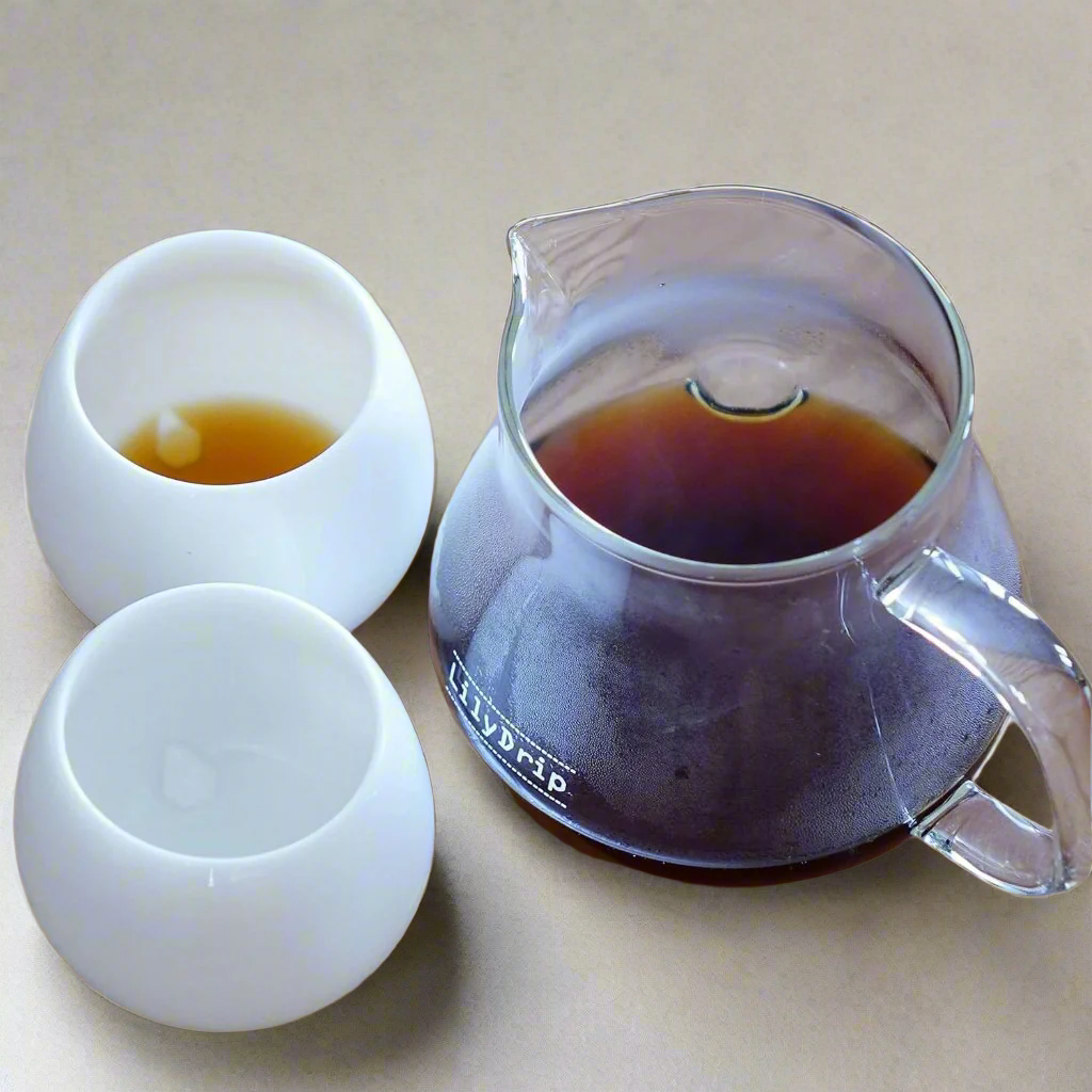 Service à café artisanal Aroma-Seeker, carafe et décanteur faits main, service à café en verre 